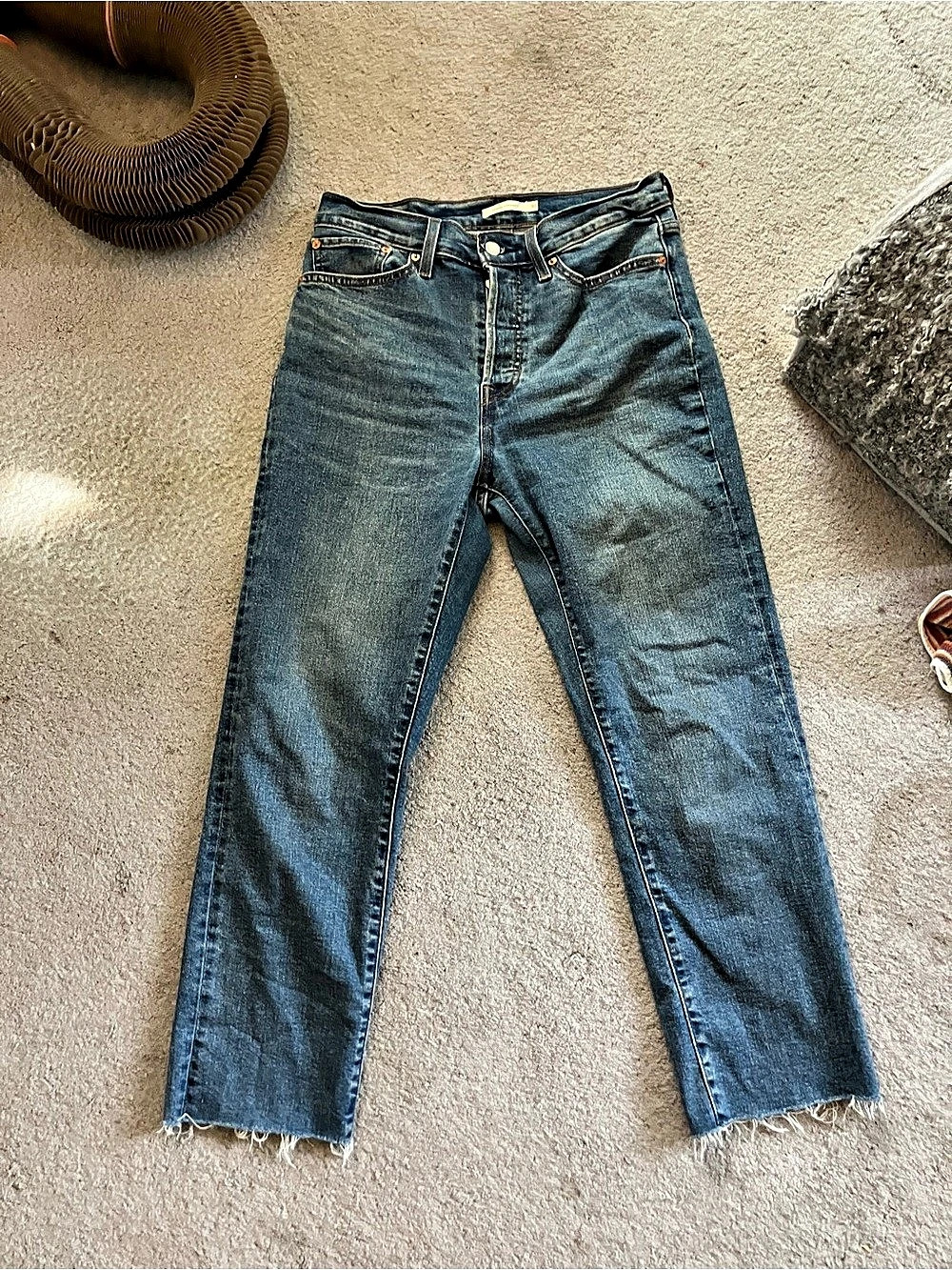 Levi's Wedgie Straight Jeans Blue Waist 30